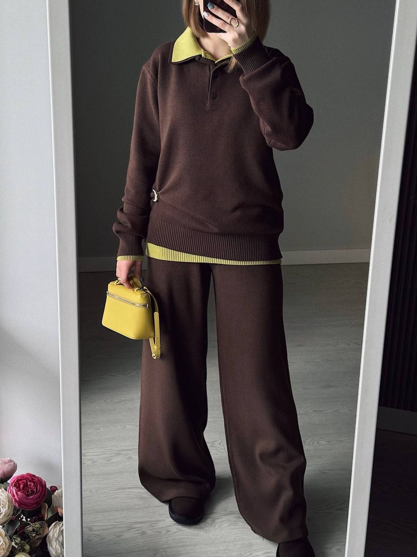 09e05e31-6aa7-4df5-9e42-12103aa338f3-Max.jpg Polo Collar Top and Pants or Skirt Knit Set - Image 6
