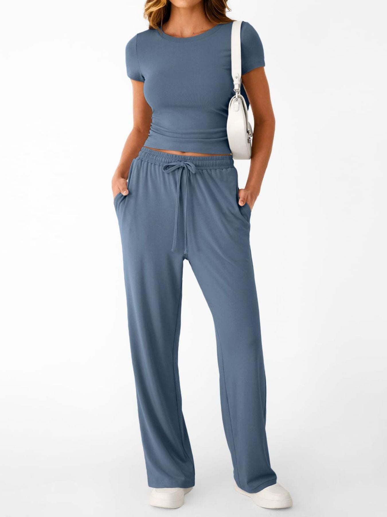 2bce93c0-0616-4283-8ce2-44acd690f0d7-Max.jpg Round Neck Short Sleeve Tee and Pants Set - Image 11