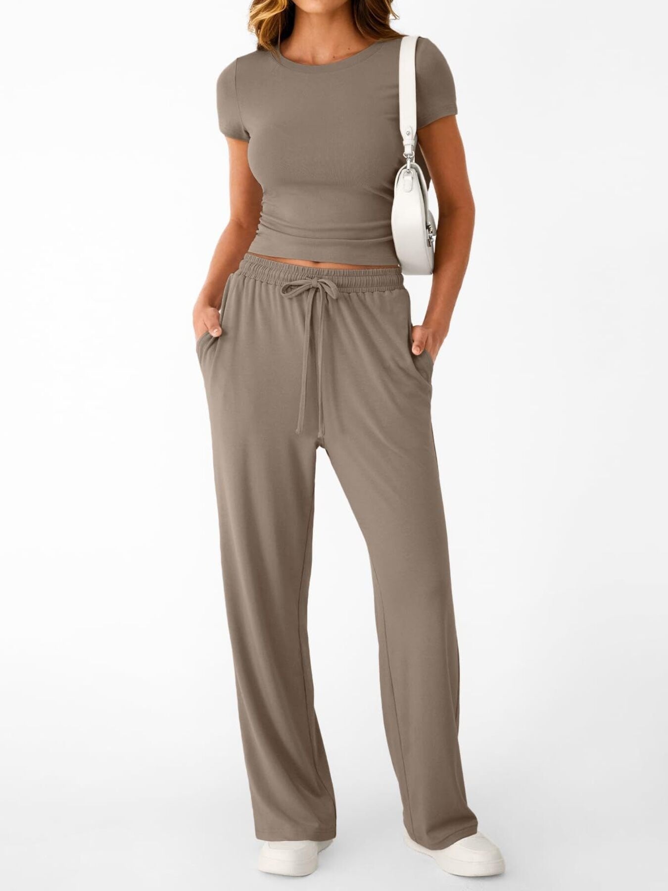 2dc668782cce4c3cb38c536add3f4ddd-Max.jpg Round Neck Short Sleeve Tee and Pants Set - Image 19