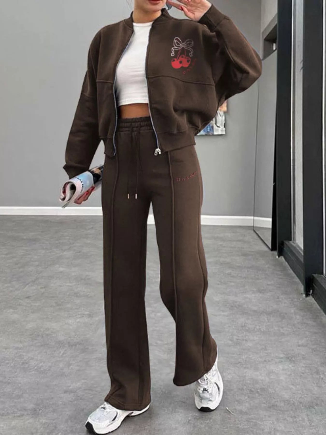 331eea55-27d7-4ea4-84c1-8bad16fc2722-Max-Origin.jpg Zip Up Dropped Shoulder Outerwear and Pants Set - Image 19