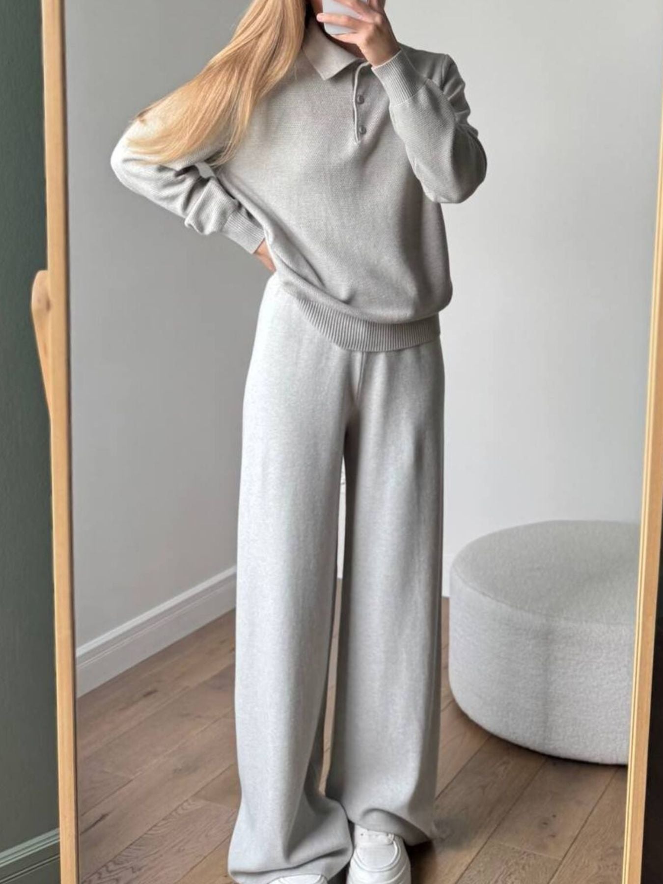 3c357e12-647e-44be-8f89-98cbc5b1e035-Max.jpg Polo Collar Top and Pants or Skirt Knit Set - Image 19