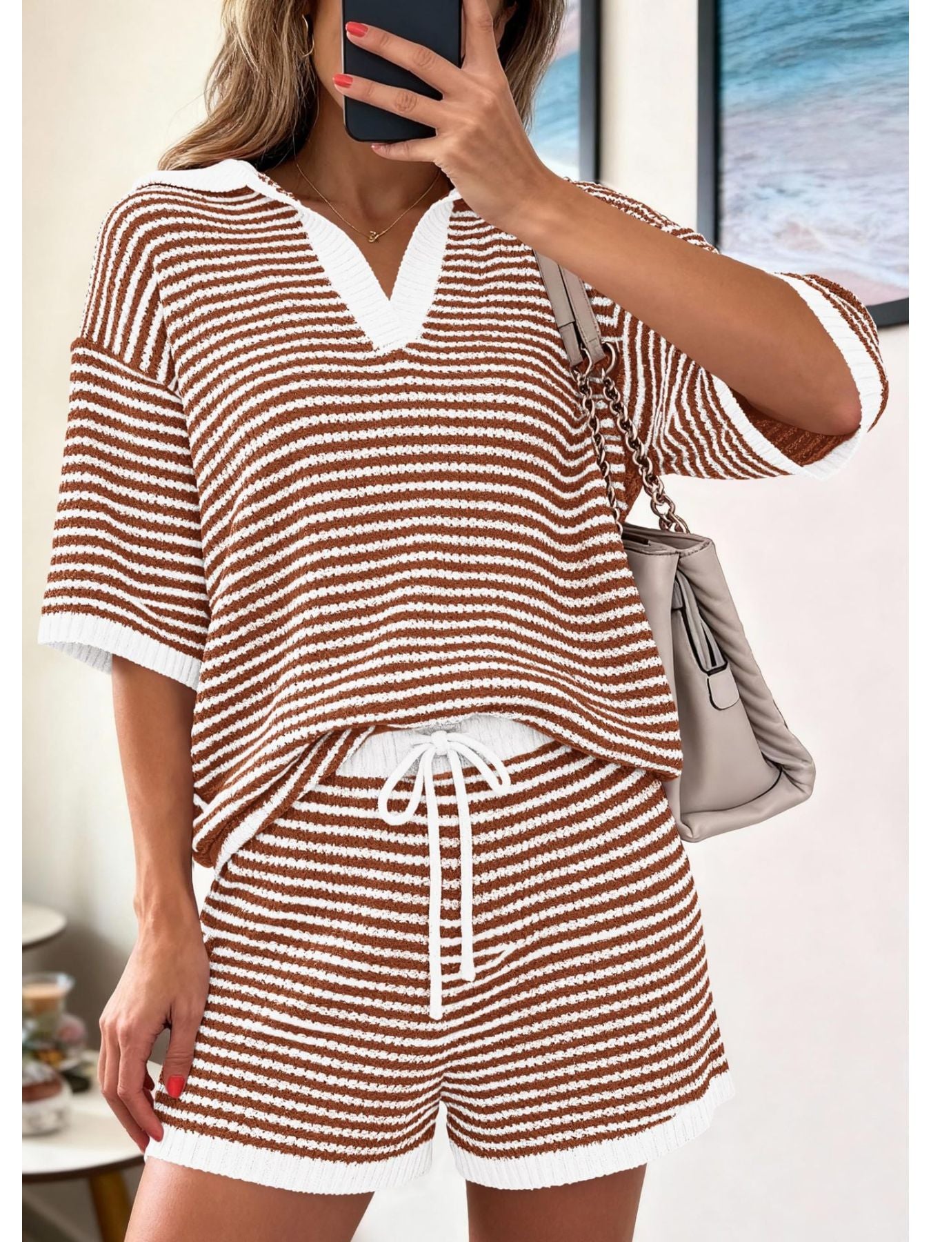 3c7bfcf4-7526-4de5-af60-5e2a5a659ea1-Max.jpg Striped Knit Polo Shirt & Shorts Set - Image 11