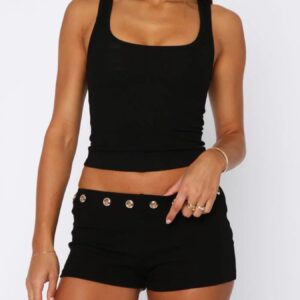 Wide Strap Tank and Shorts Set
