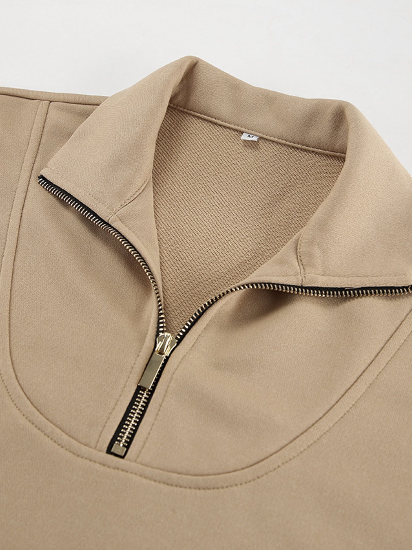 4317c7fd21c948f095214a7ff6f3bd1a-Max.jpg Quarter Zip Long Sleeve Top and Pants Set - Image 11