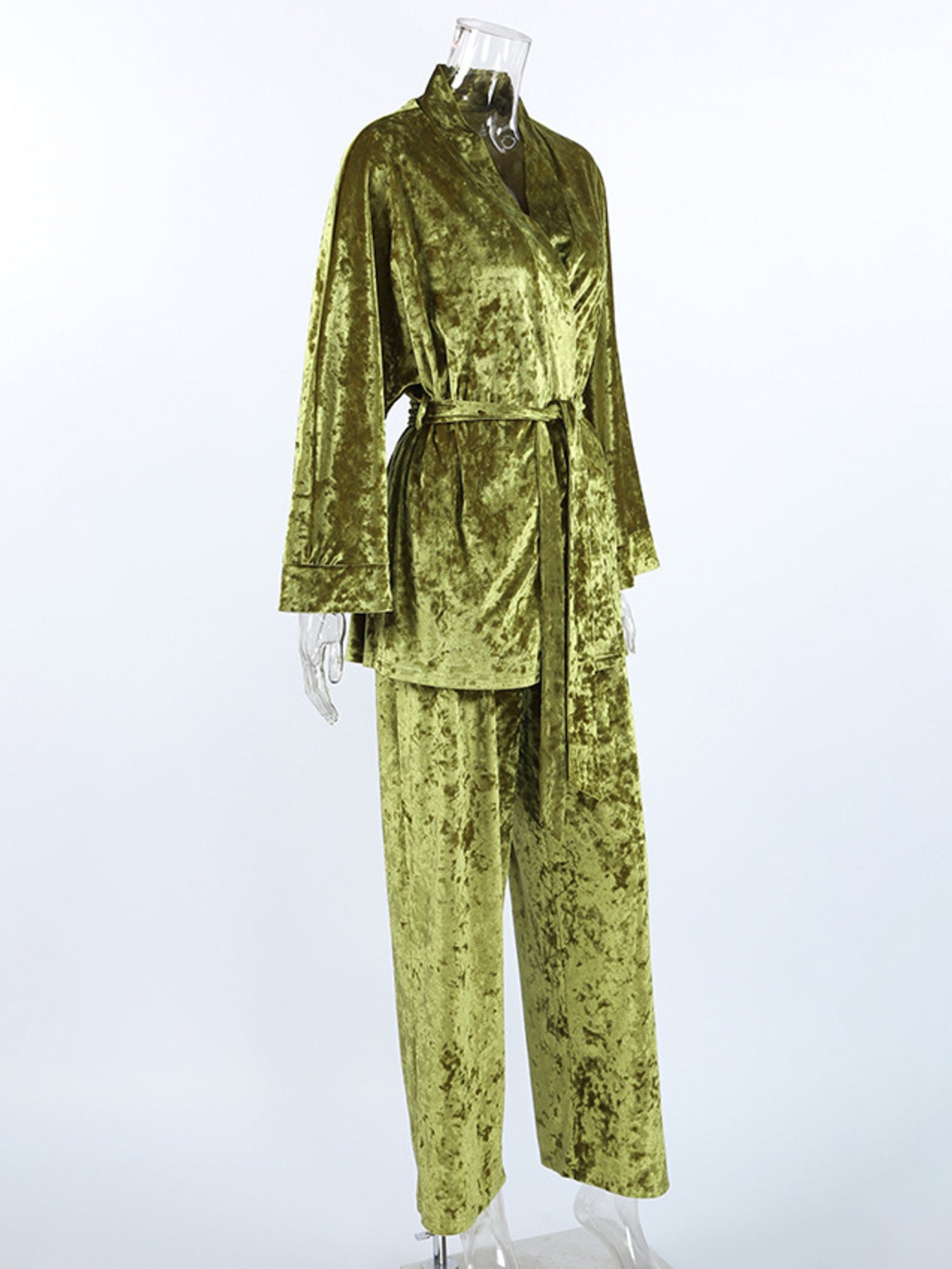 4501427d4959468e8a681b647694b0af-Max.jpg Velvet Tie Waist Top and Pants Set - Image 7