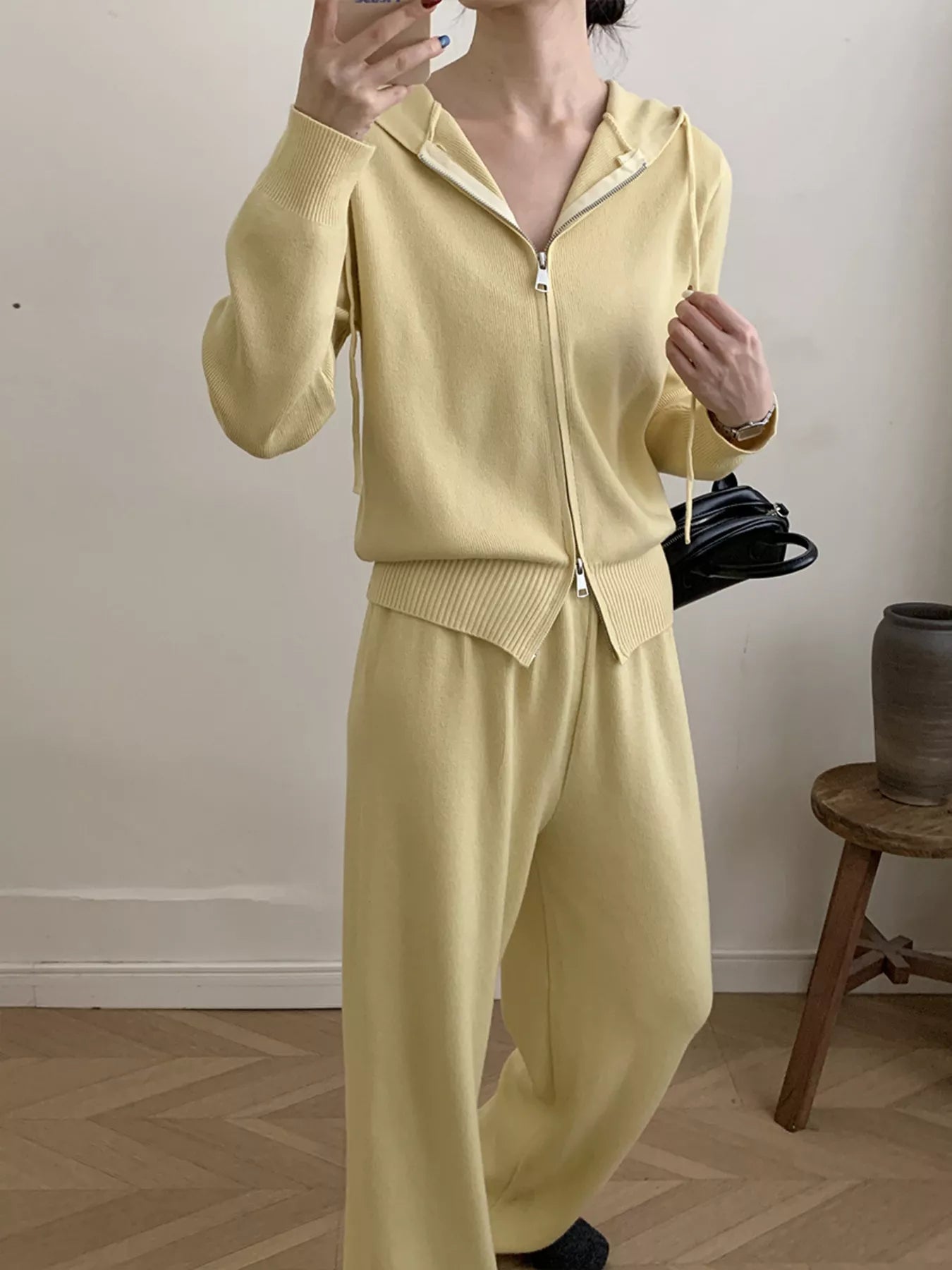 503fae3e151146349c32c2e2e8fef510-Max-Origin.jpg Zip Up Cardigan and Drawstring Wide Leg Pants Knit Set - Image 22