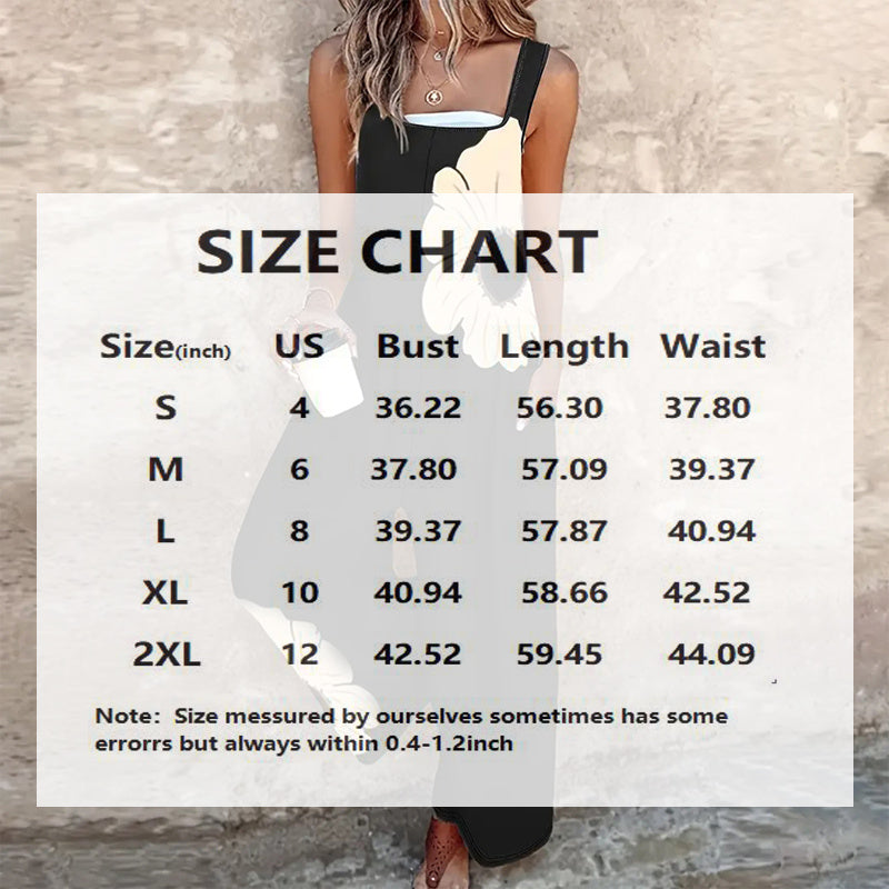 5566159e-d793-4525-acd3-5372e8b0f9e4.jpg Women's Square-Neck Floral Sleeveless Jumpsuit - Image 4