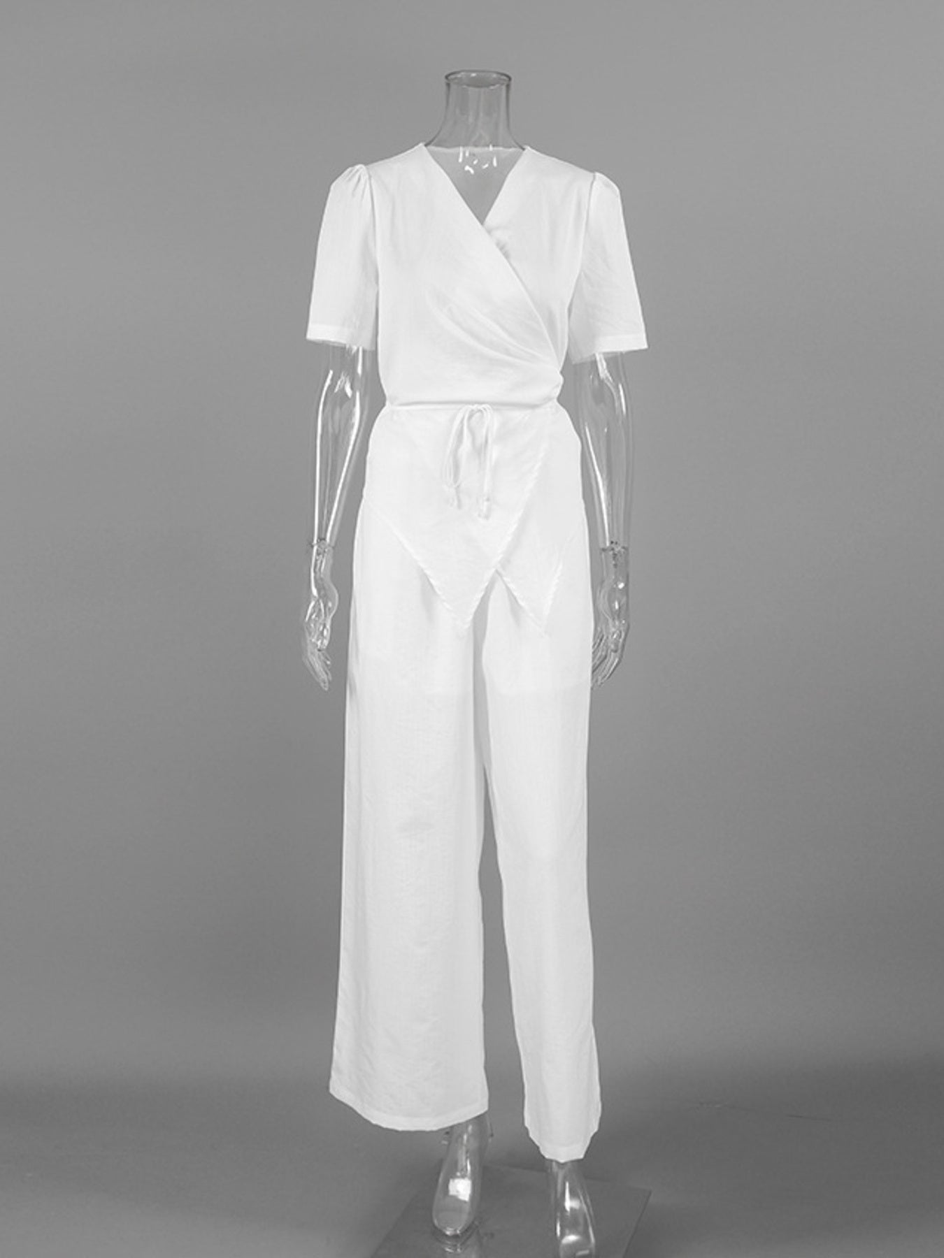 6049daaa94cd4d79ab62d19dfffb8841-Max.jpg Wrap Top & Wide Leg Pants Set - Image 7