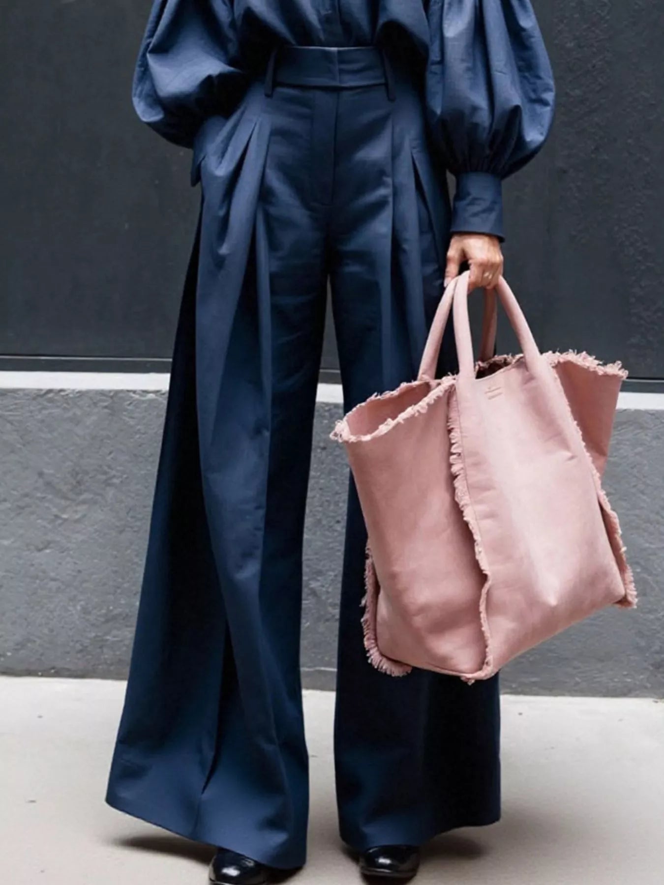 75c68f2d-56d1-45ec-a3d9-c948b8654e21-Max-Origin.jpg Lantern Sleeve Shirt and Wide Leg Pants Set - Image 9