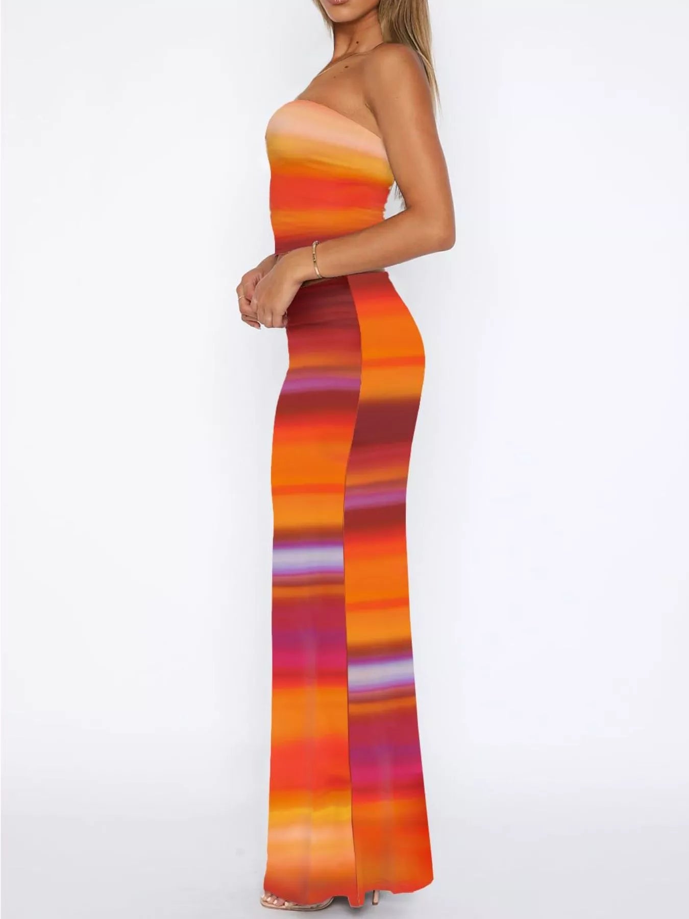 7da03d30-7e9c-41c4-aad8-4c7ab54429c7-Max-Origin.jpg Striped Tube Top and Skirt Set - Image 2