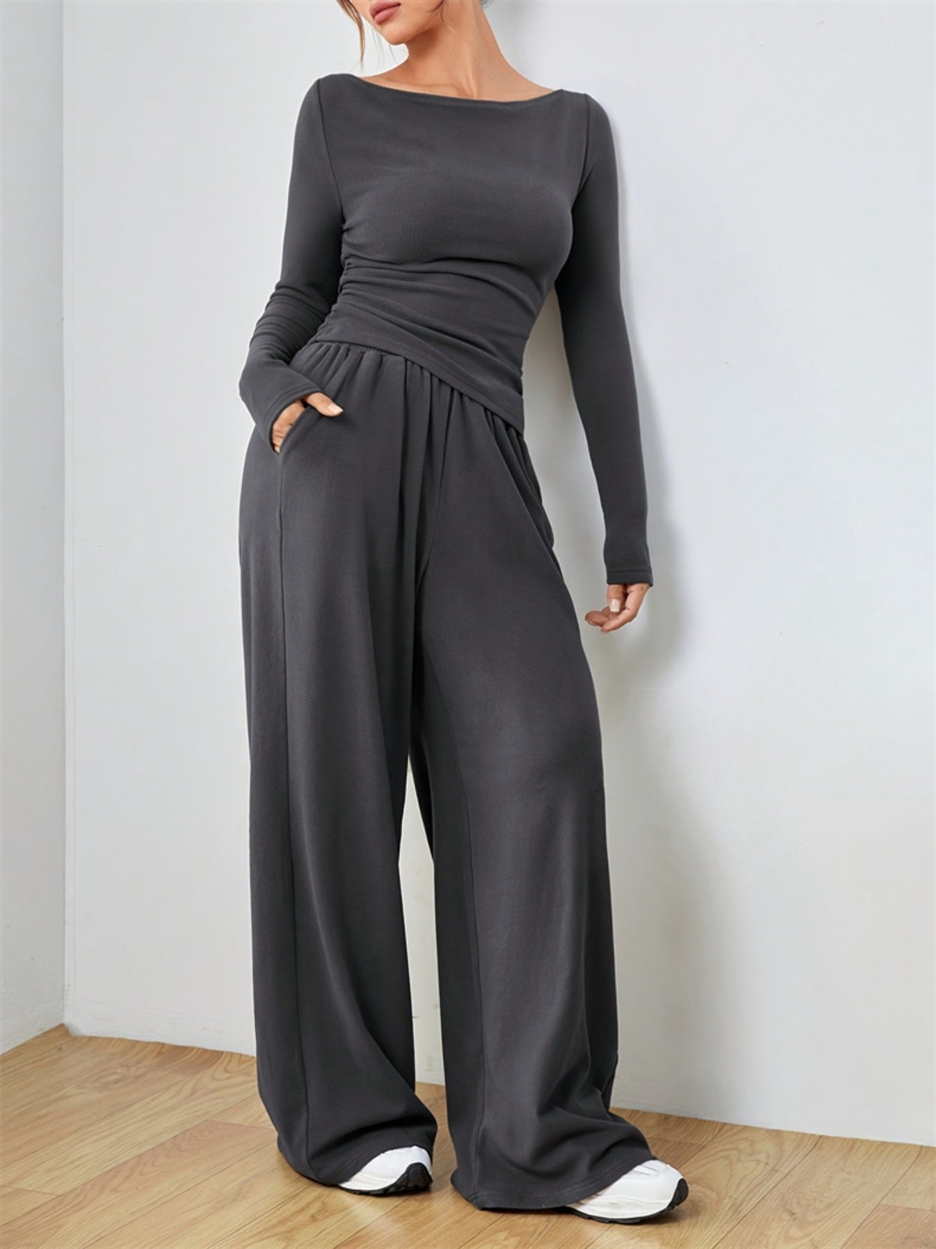 825cb7ab-4735-4321-b9bb-f7a24b68946f-Max.jpg Casual Long Sleeve Top & Wide Leg Pants Set - Image 7