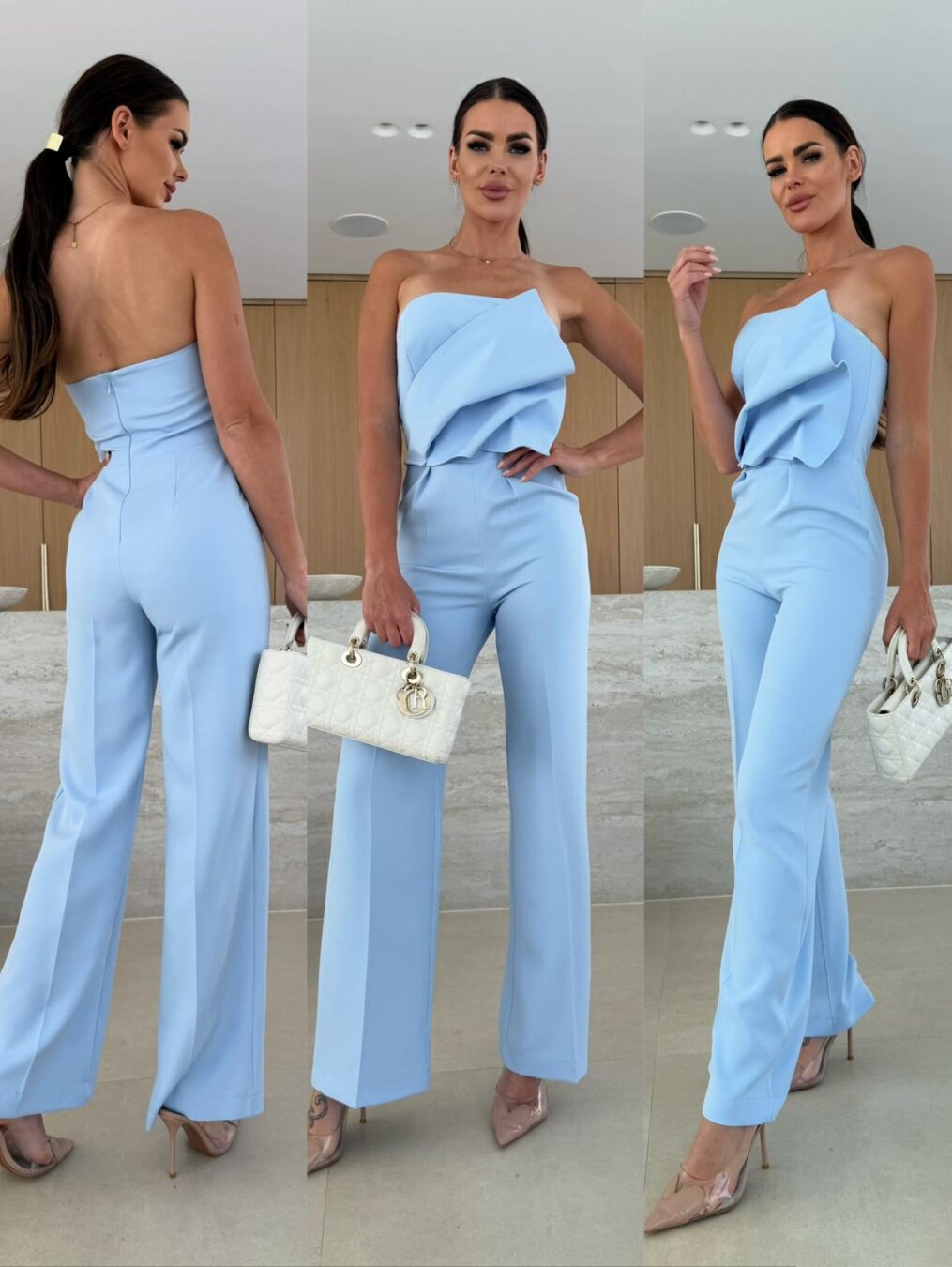 85cbc8a7-13be-499e-a2da-10847b51264e.jpg Candy-Colored Bodycon Halterneck Backless High-Waist Wide-Leg Jumpsuit - Image 6