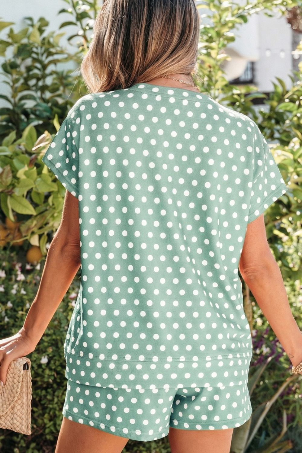 8600b2ef-f61f-42c0-9301-5d06b10f8ddf-Max.jpg Polka Dot Print Tee and Shorts Set - Image 4