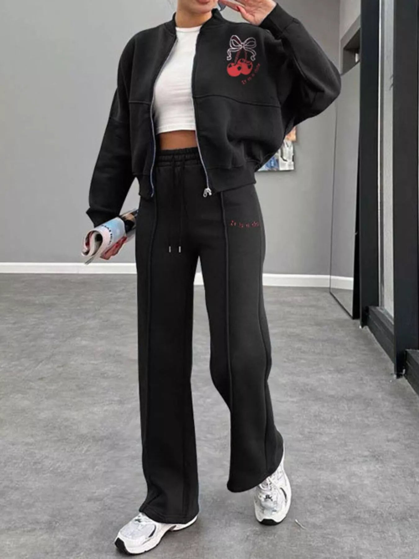 93fc3343-15a1-444a-a8bc-e1b4e8ebbc5a-Max-Origin.jpg Zip Up Dropped Shoulder Outerwear and Pants Set