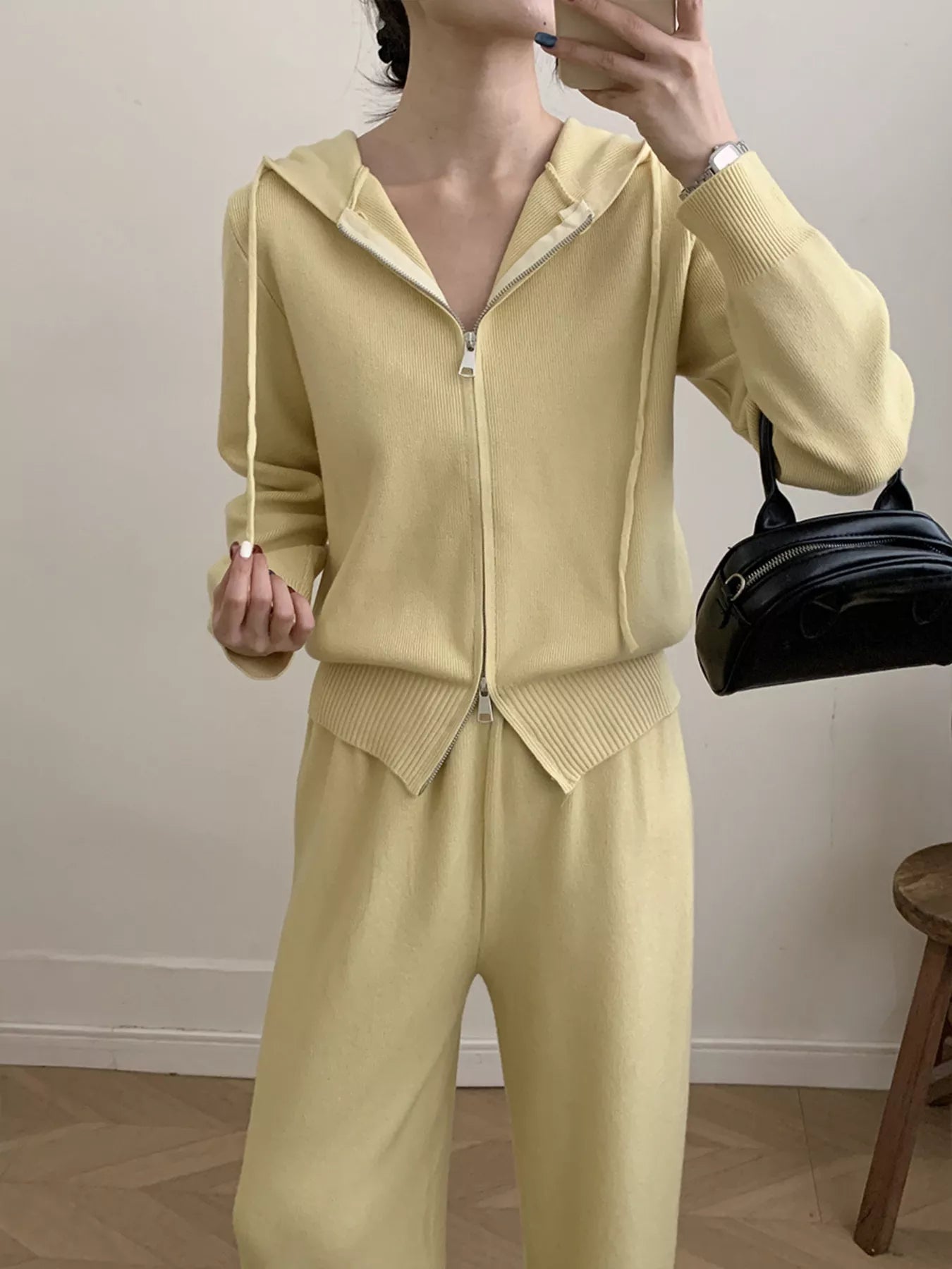 989f03871bb2416998f8239f37fe2aee-Max-Origin.jpg Zip Up Cardigan and Drawstring Wide Leg Pants Knit Set - Image 23