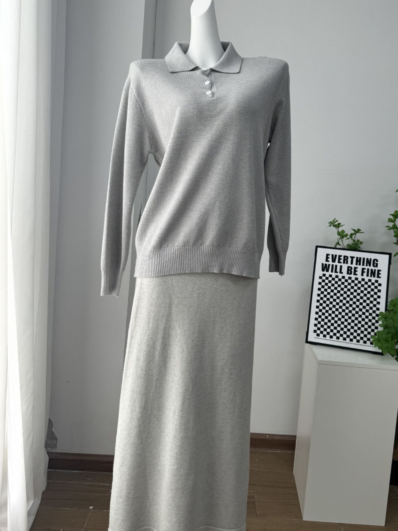 9e4becc2-5b8f-430e-bf01-b82ccd8fecac-Max.jpg Polo Collar Top and Pants or Skirt Knit Set - Image 26