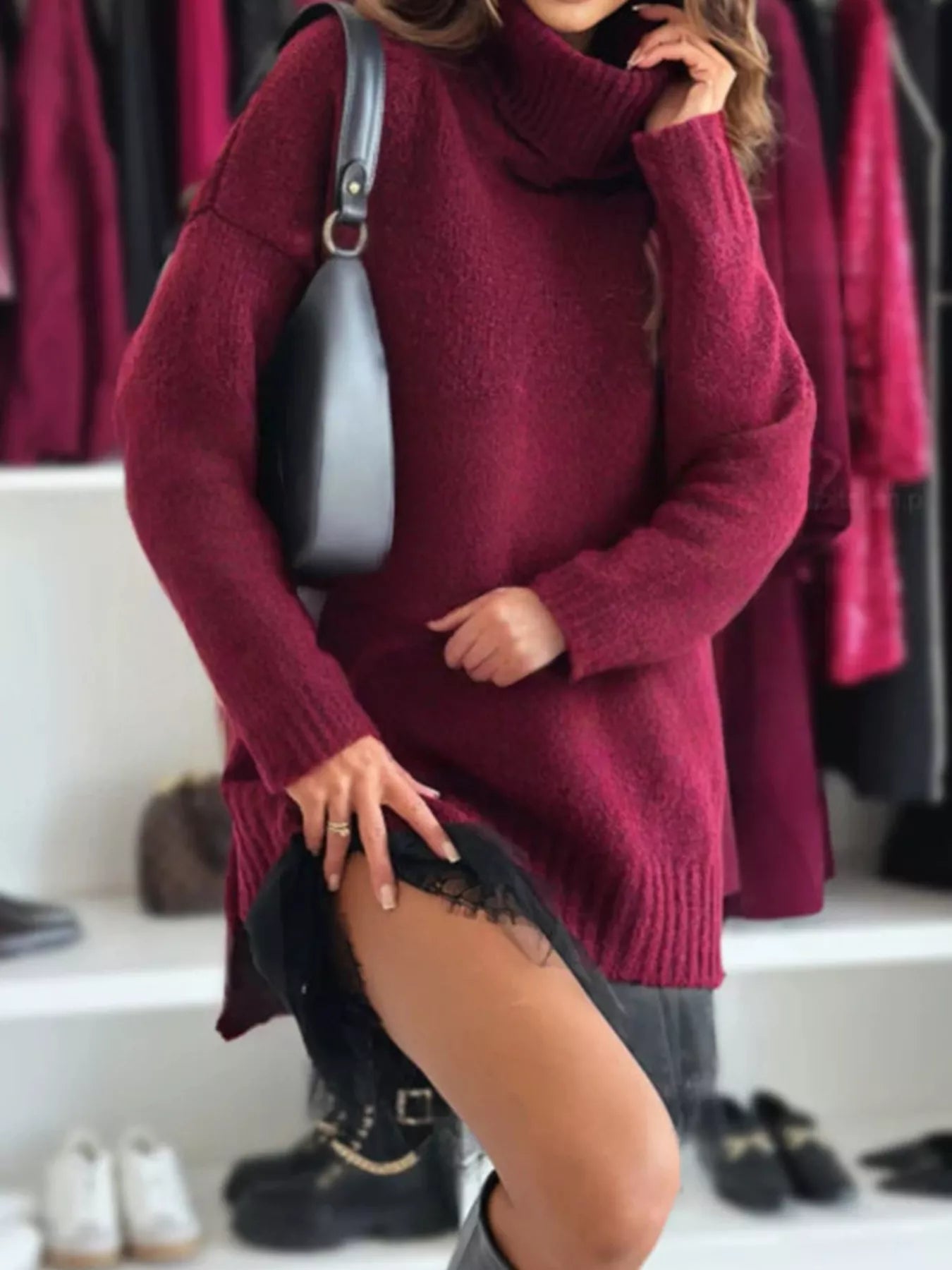 a6ada04805324d3d8808213c8118b58a-Max-Origin.jpg Full Size Lace Detail Cami Dress and Turtleneck Oversized Sweater Set Plus Size - Image 13