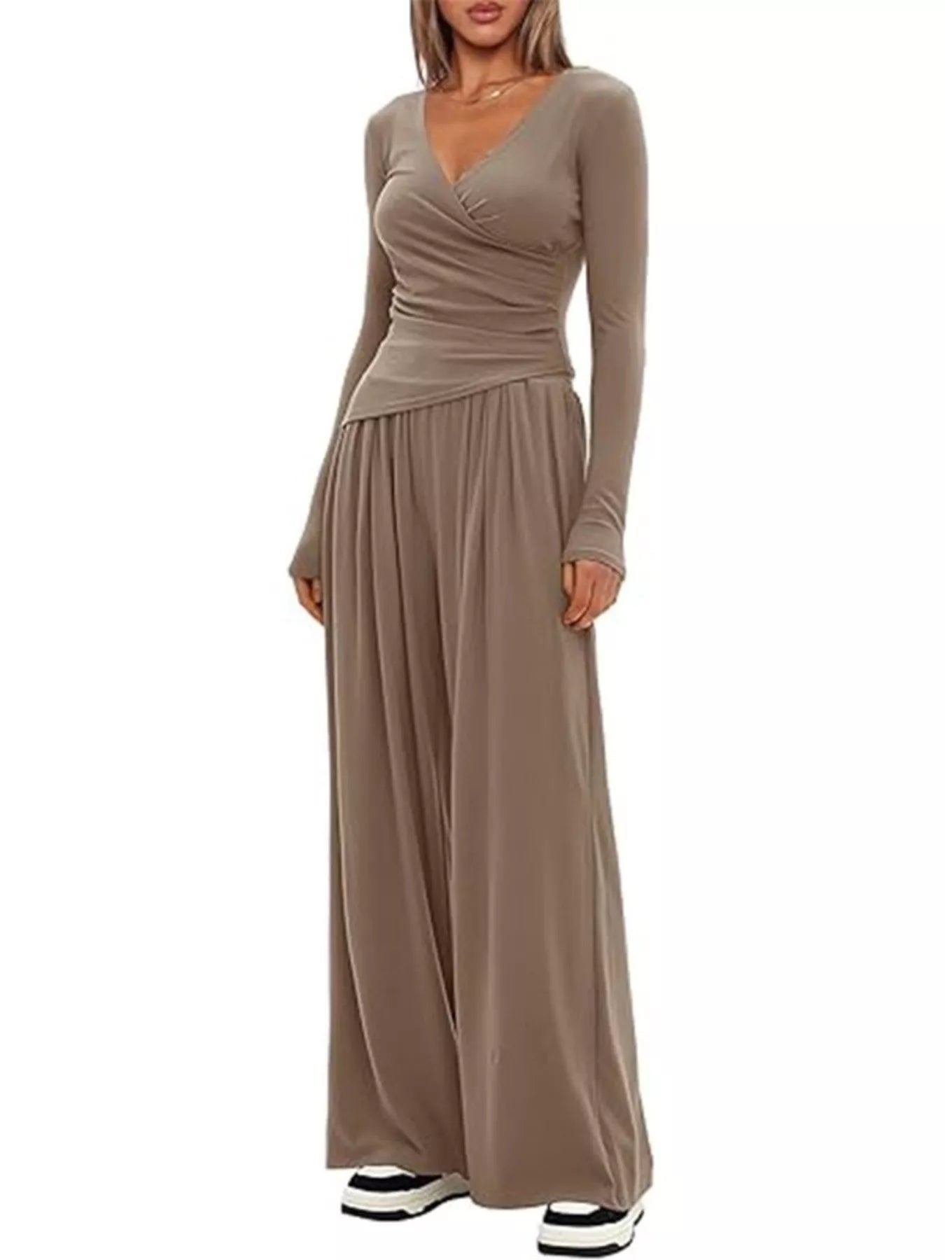 c301609266964334a1b88f2b41e74def-Max-Origin.jpg Casual Long Sleeve Top and Wide Leg Pants Set - Image 3