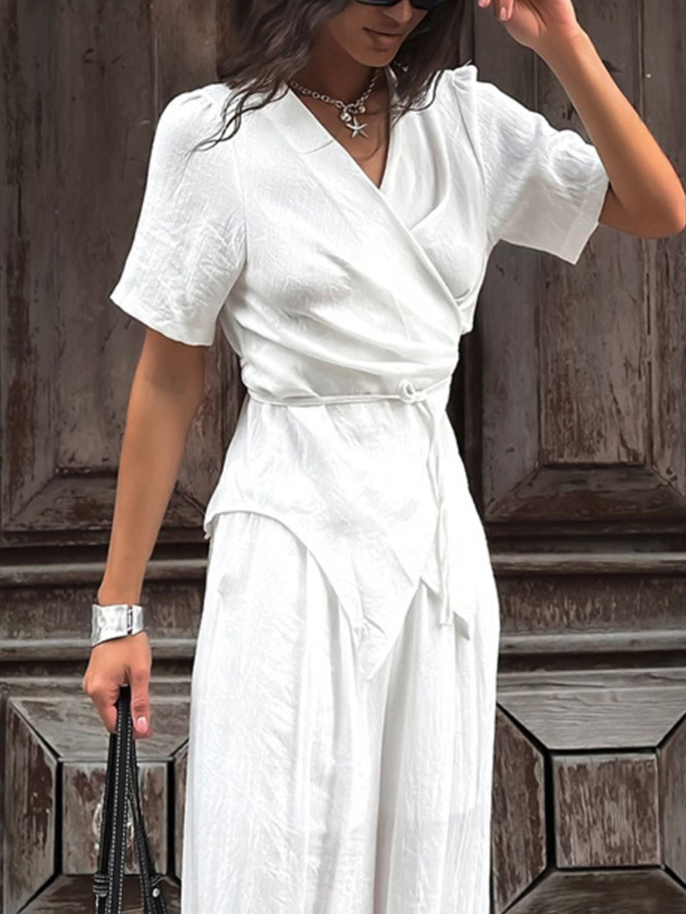 c7a9601a-f433-4fc0-a34e-b45ce0181e82-Max.jpg Wrap Top & Wide Leg Pants Set - Image 3