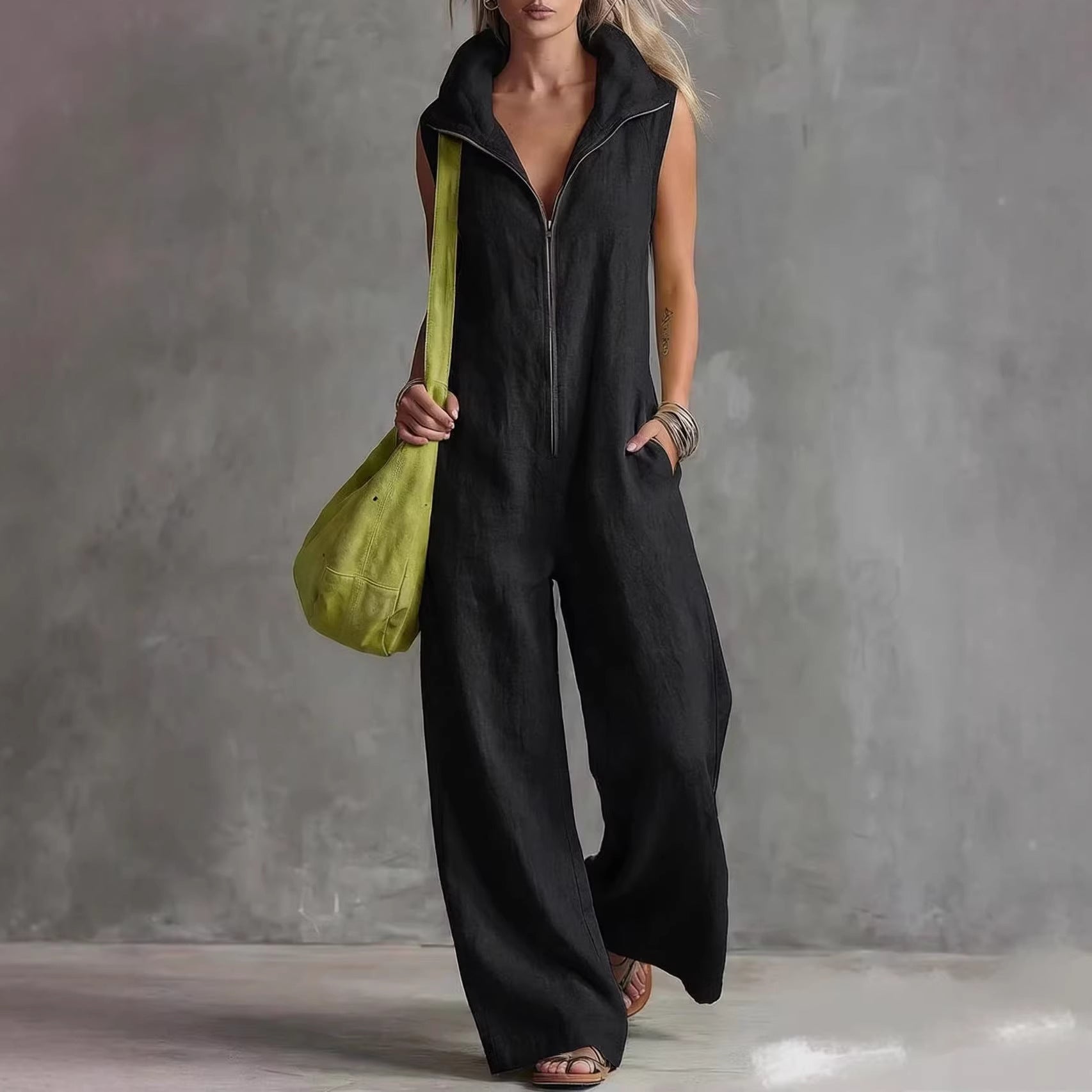 c8e31304-bd03-4de8-b74b-9352ae571308.jpg Women's Loose Sleeveless Jumpsuit with Pockets – Linen-Look - Image 4
