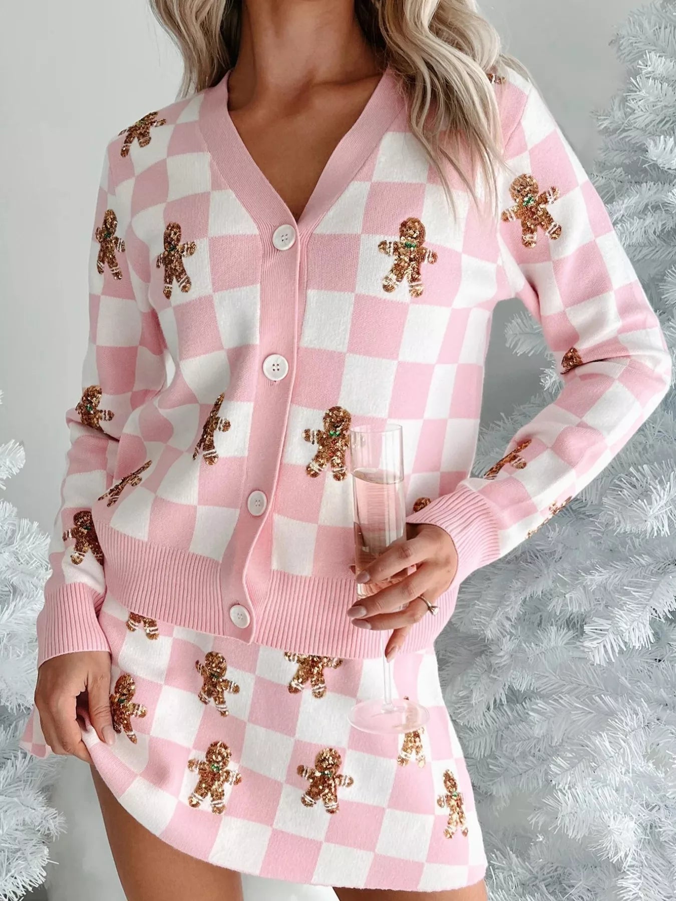 dcd3e3a0-3f85-4419-ad0a-a7431621548d-Max-Origin.jpg Gingerbread Checkered Cardigan and Skirt Sweater Set