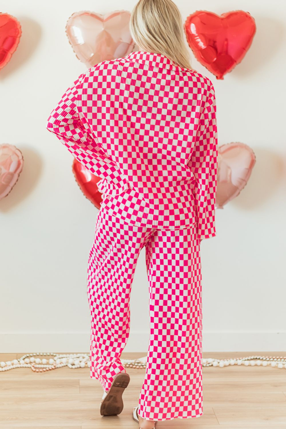 e6e4b500-35c7-4a4c-8b44-fef94ee43ba4-Max.jpg Checkerboard Print Long Sleeve Top and Pants Set - Image 2