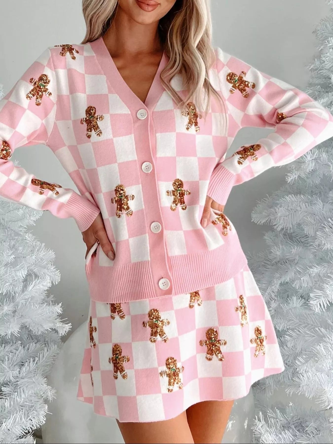 e705eb0a-e869-48ce-9821-f8bff804951e-Max-Origin.jpg Gingerbread Checkered Cardigan and Skirt Sweater Set - Image 6