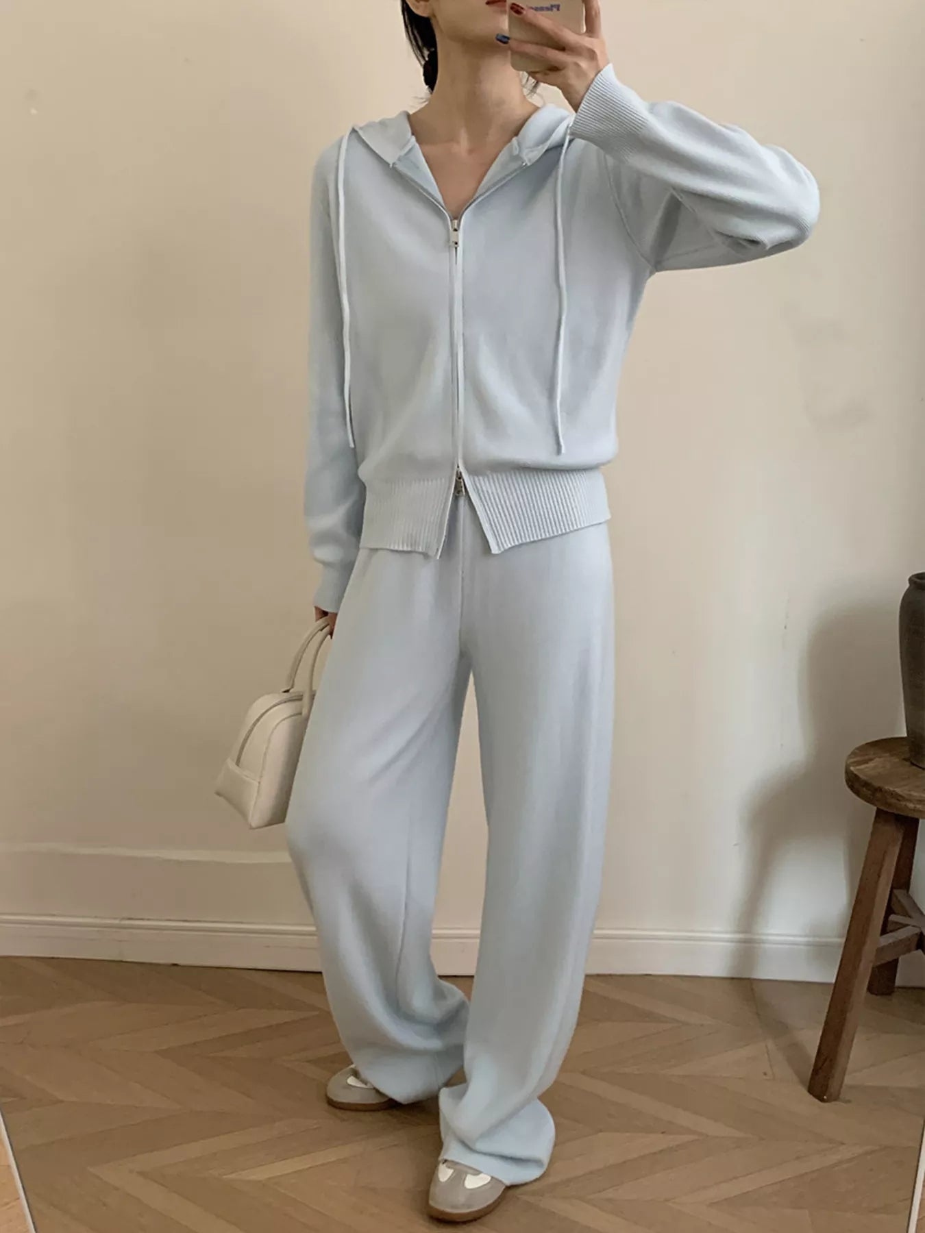 f3b472ea003b4fe9a9cfb05d6fedbe7a-Max-Origin.jpg Zip Up Cardigan and Drawstring Wide Leg Pants Knit Set - Image 21