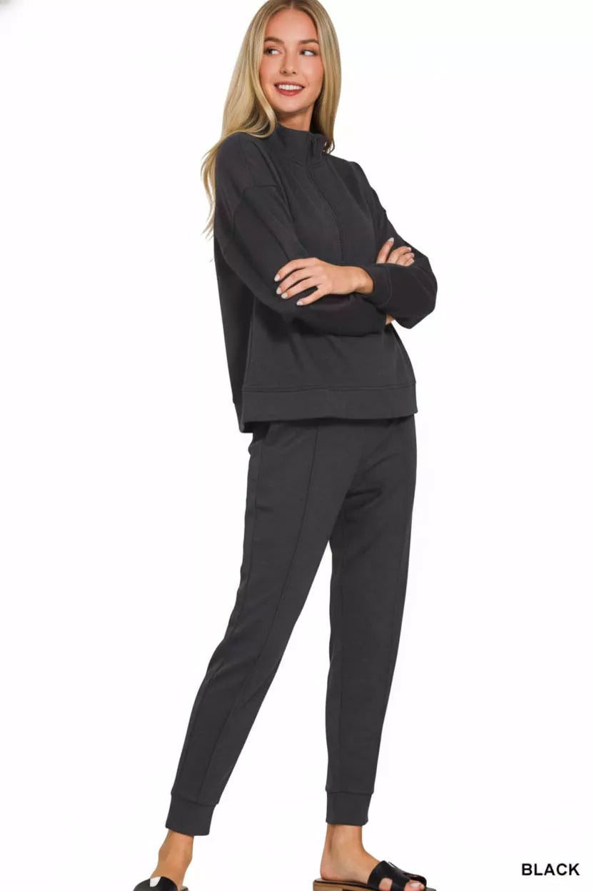 fb2dbc2c-d60f-460c-a9b7-63739f7b90bf-Max-Origin.jpg Zenana Scuba Half Zip Pullover and Jogger Set - Image 2