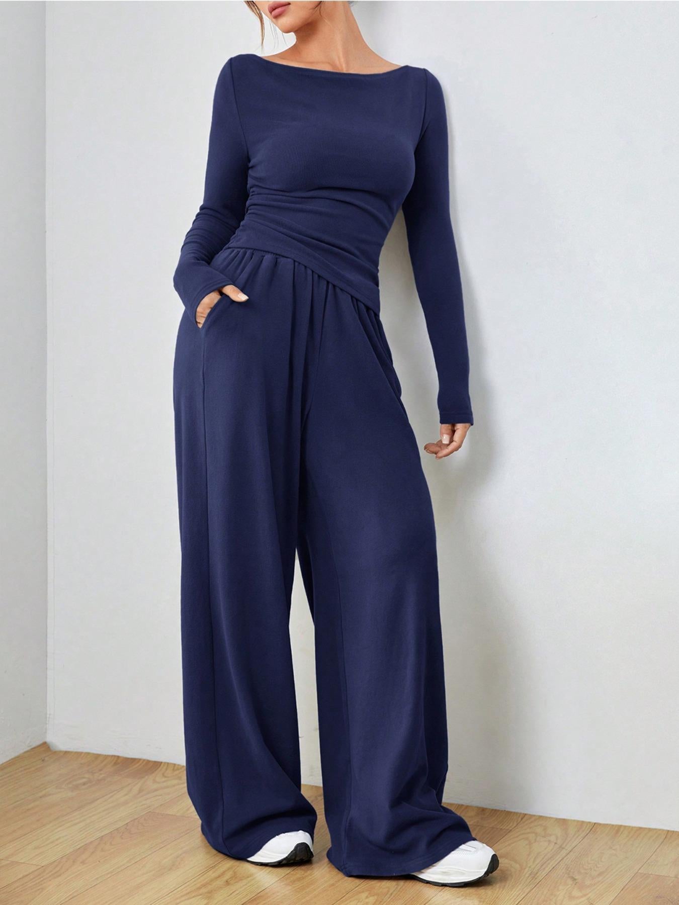ff342270a4b54a5d87dc73fb816263dd-Max.jpg Long Sleeve Top and Wide Leg Pants Set